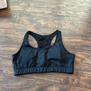 Bomber Black Sports Bra